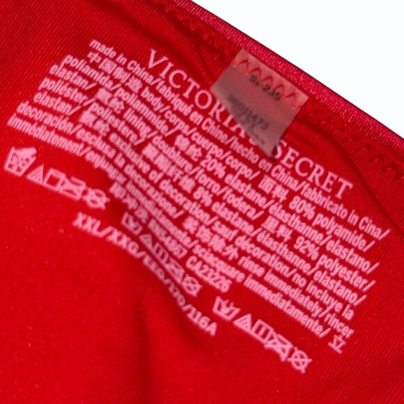 Victorias Secret Swim Twist 1 Shoulder Monokini‎ Womens XXL 1Piece Swimsuit Red - Picture 10 of 12